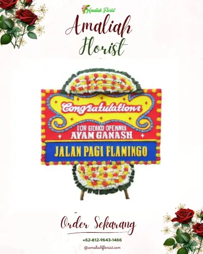 Bunga Papan Congratulation di Pejanggik